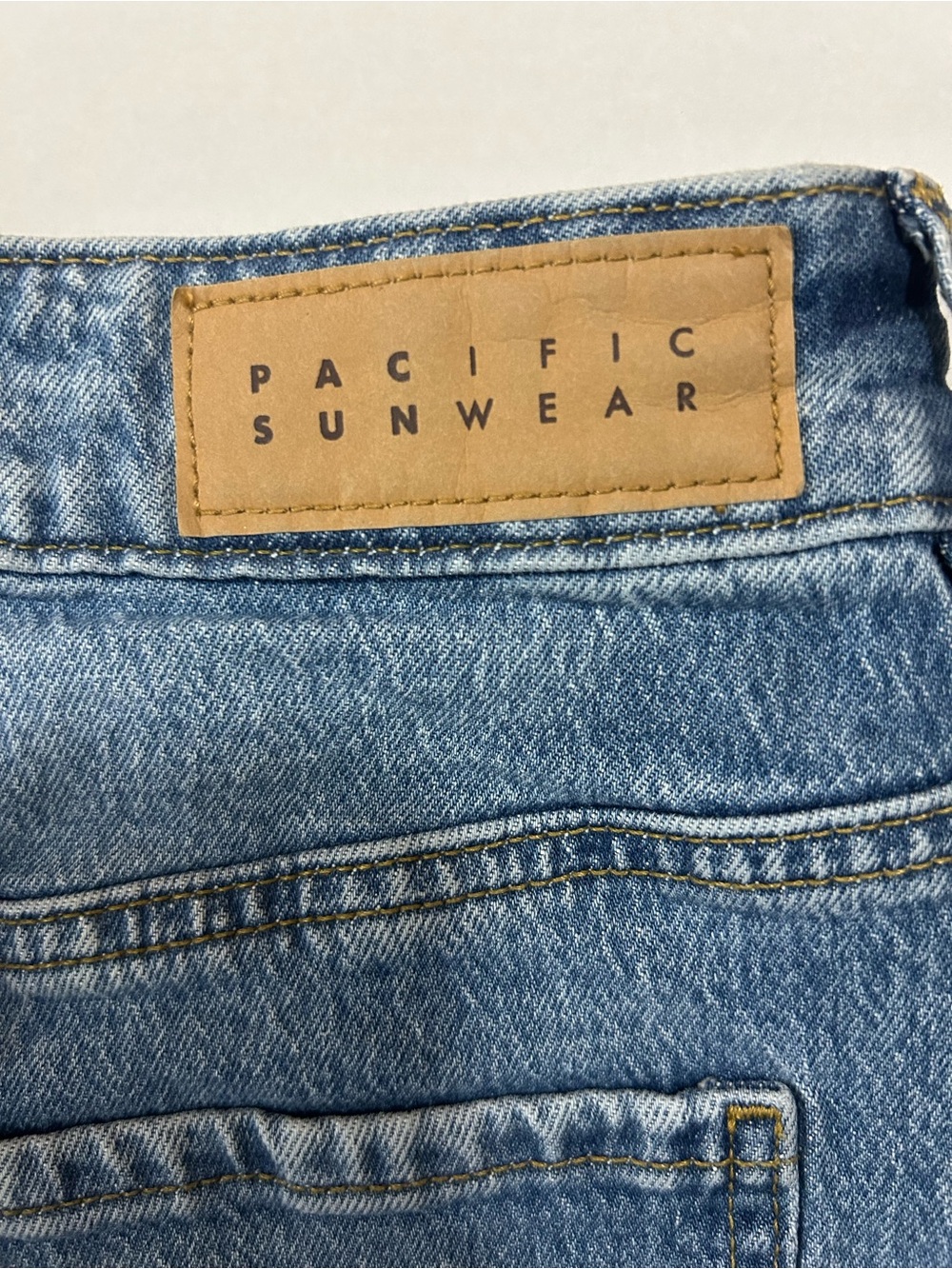 PacSun light-wash denim mini skirt - Picture 3 of 5